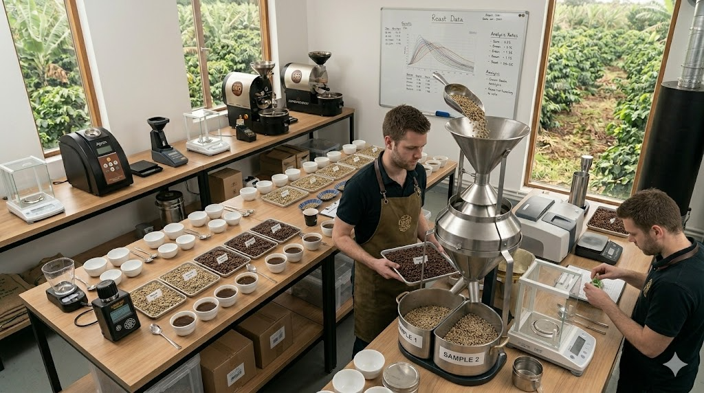 coffee sample divider