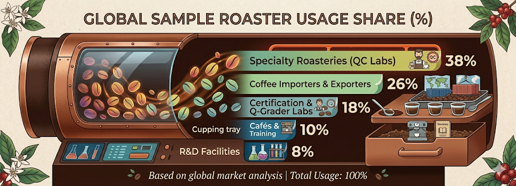 Global Sample Roaster Usage Share